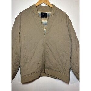 XL Rails Puffer Quilted Coat Pacey Shamrock Tan Flannel Inside Layer
